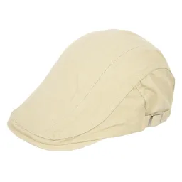 K219A Beige Men'S Cotton Cap