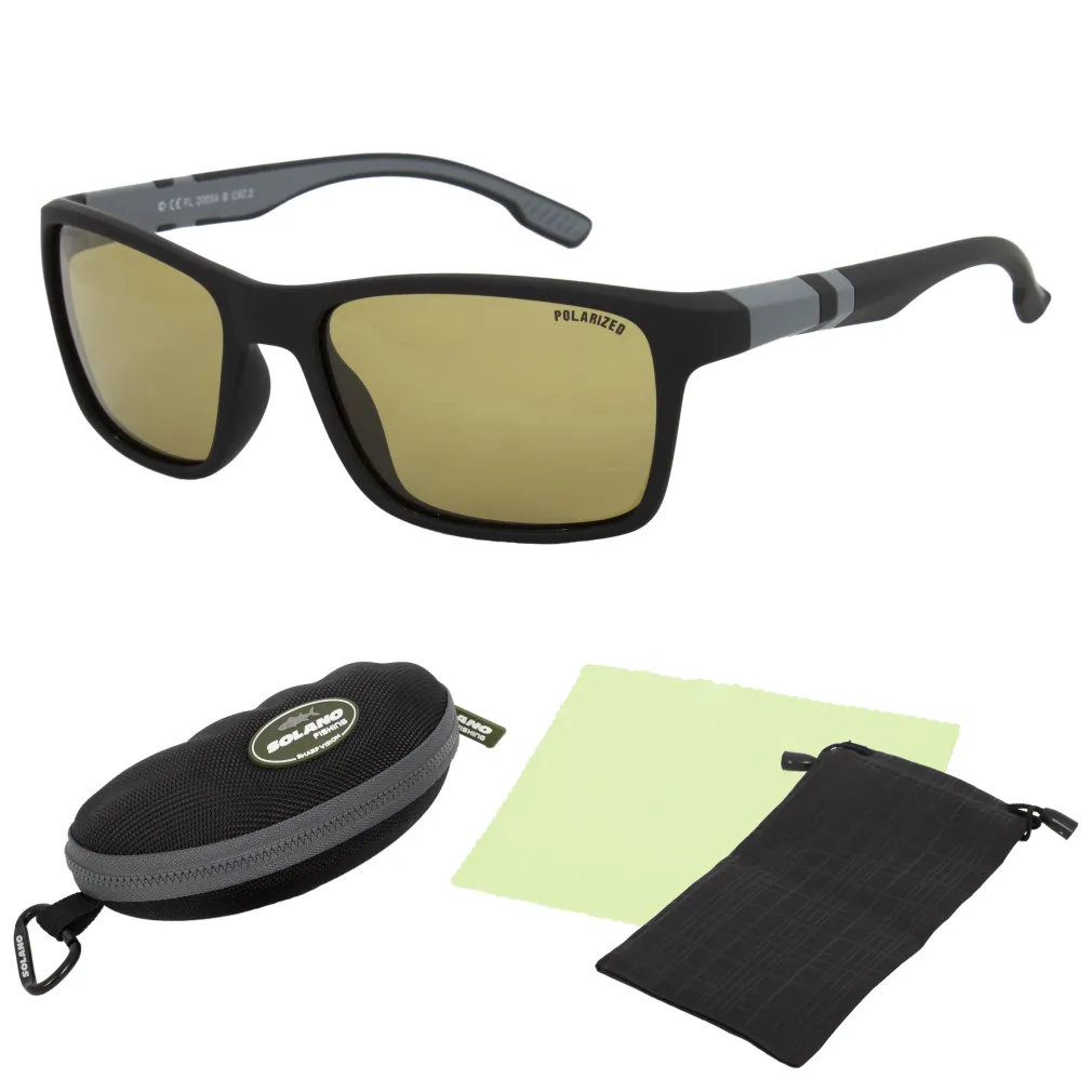 Solano FL20054B Fishing Line Polarized Sunglasses