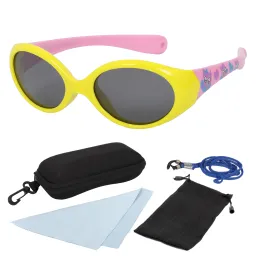 S852 C2 Yellow Pink Flexible Sunglasses Children'S Polarized