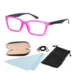 Corrective Frame Lookers M150C Pink Reading Glasses