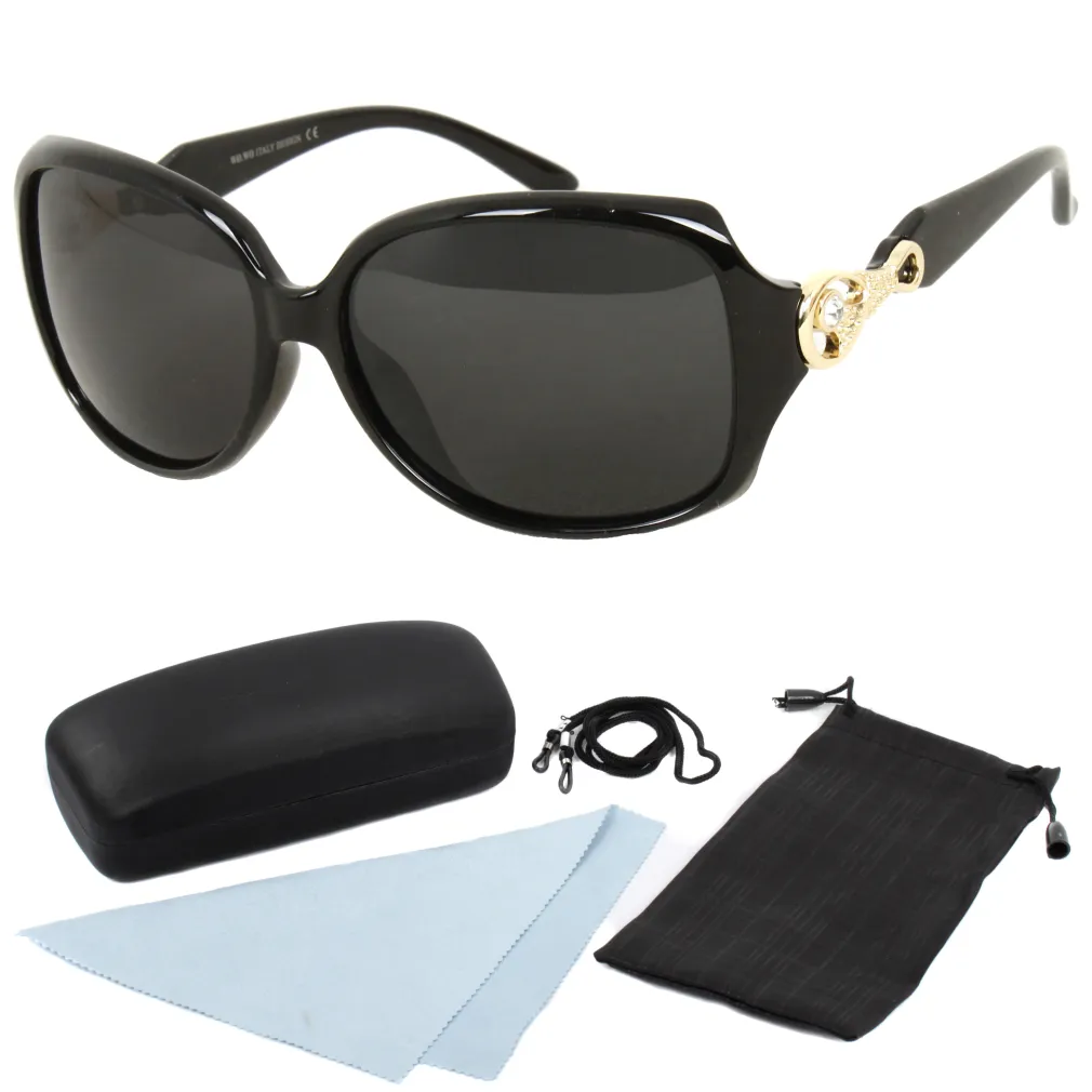 Polar Fashion S8320 C1 Black Polarized Sunglasses