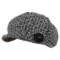 K73A Grey Fashionable Women'S Cotton Cap