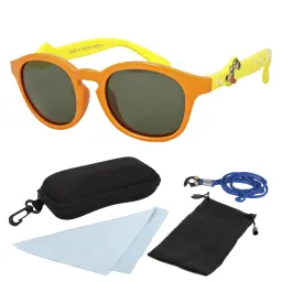 PJ1606B Orange Yellow Flexible Sunglasses Children'S Polarized