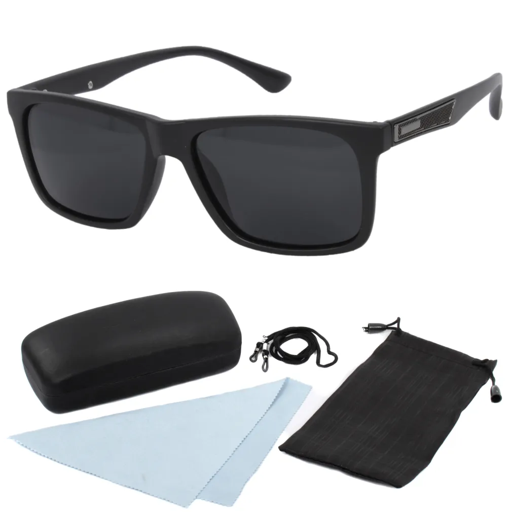 Polar Fashion P106 C1 Black Mat Polarized Sunglasses