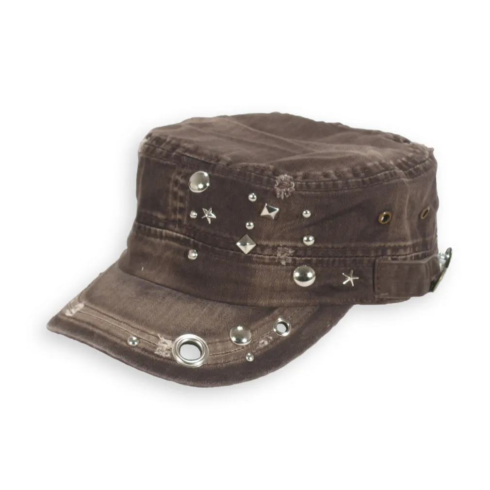 K46C Brown Patrol Cap Cotton