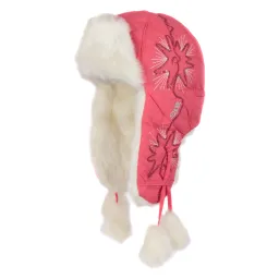 W145C Red Winter Warm Eared Winter Hat With Ortalion Waterproofing