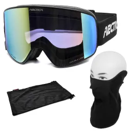 Arctica G109A Ski Goggles For Skiing Snowboarding With Replaceable Magnetic Glass