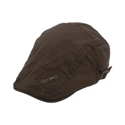 K177B Brown Men'S Cotton Cap