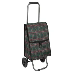 Shopping Bag On Wheels WZ233AC Two-Wheeled Trolley With A Folding Handle