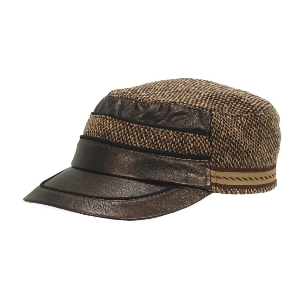 K51B Brown Patrol Cap Cotton