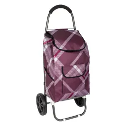 Shopping Bag On Wheels WZ362AC Two-Wheel Cart For Shopping Or Beach