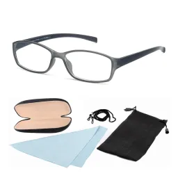 Corrective Frame Lookers M150B Dark Grey Reading Glasses