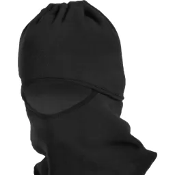 Black Polar Fleece Balaclava Hat With Thermal Fibers