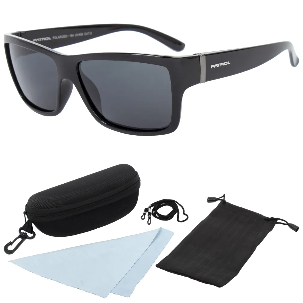 Polarized Sunglasses Pat 194A Black