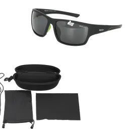 Polar Fashion P1028C4 Męskie Czarne Matowe Polaryzacyjne Okulary Przeciwsłoneczne