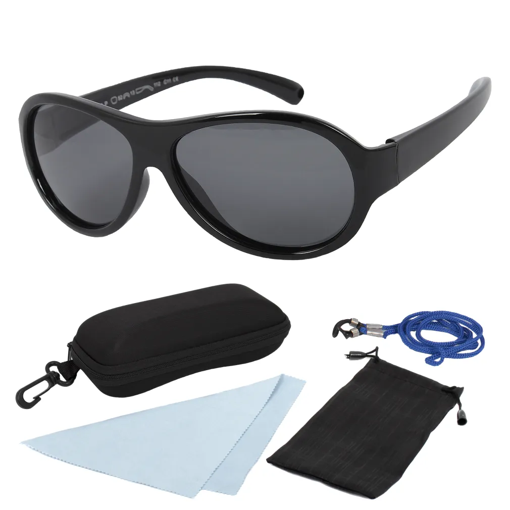 S8188 C11 Black Flexible Sunglasses Children'S Polarized