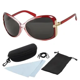 Polar Fashion S8219 C3 Red Polarized Sunglasses