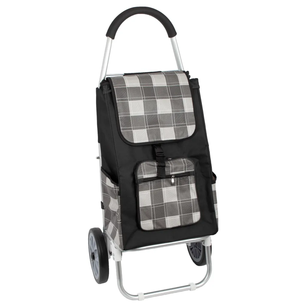 Shopping Bag On Wheels WZ145A Aluminum Shopping Trolley With Large ...