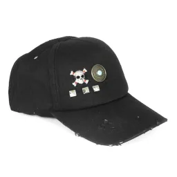 K09C Black Cotton Baseball Cap