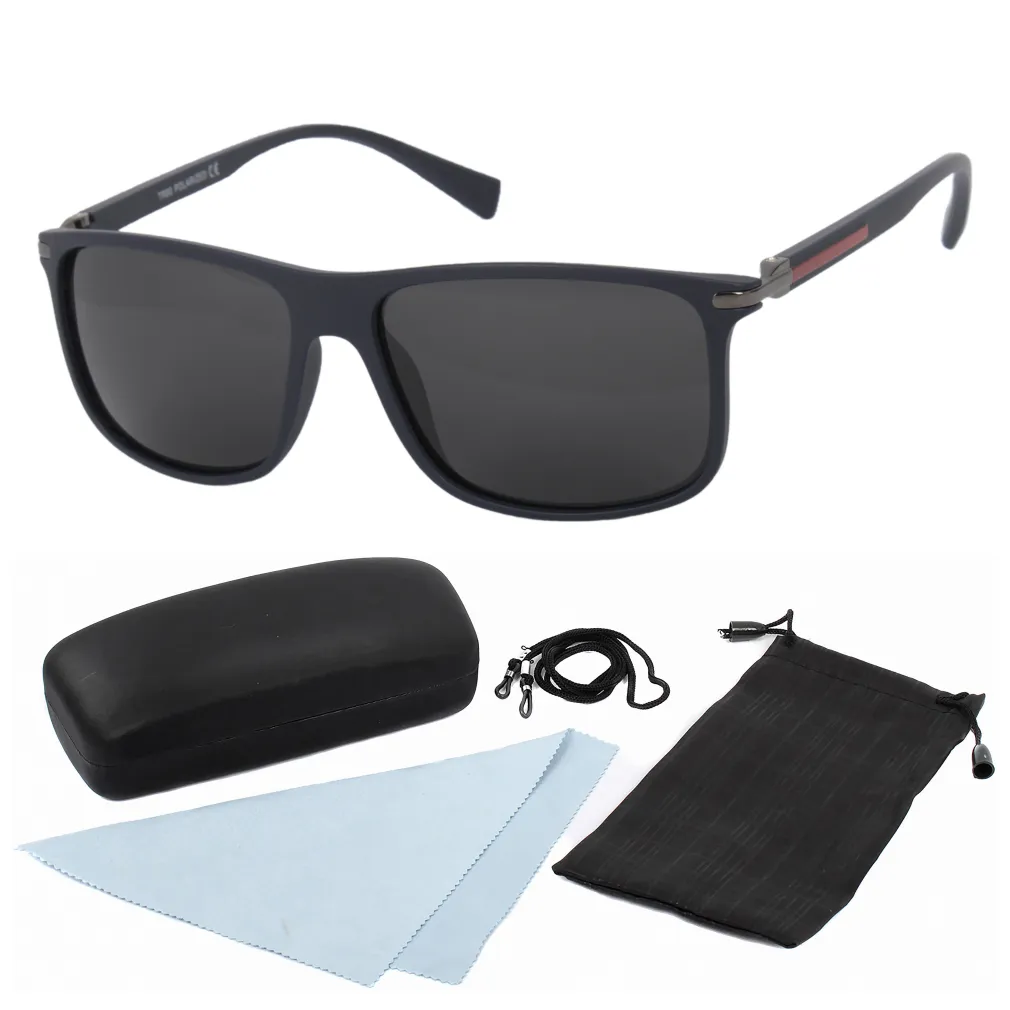 Polar Fashion HP39 C3 Granatowe Polaryzacyjne Okulary Przeciwsłoneczne