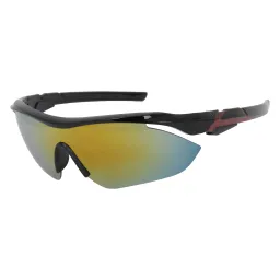 Haker H531C Złote sportowe okulary przeciwsłoneczne