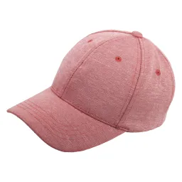 K184C Czerwona Bawełniana czapka bejsbolówka