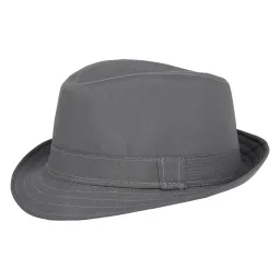 R203H Grey Classic Children'S Hat Trilby Roz.50-52