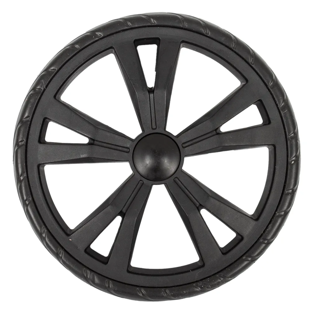 Large Shopping Cart Wheel Black Wheel